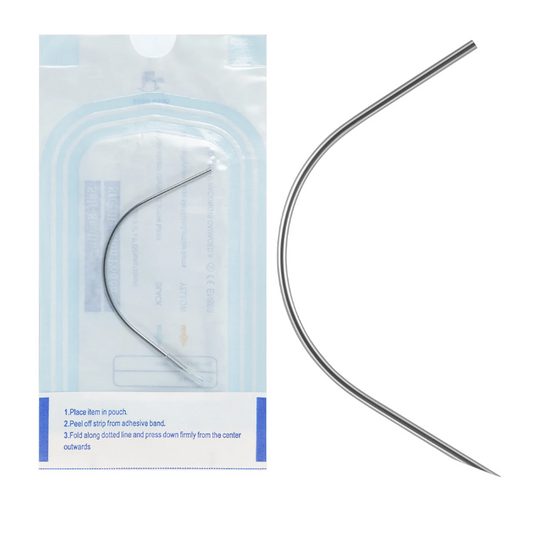 Sterilized Curved Steel Body Piercing Needle