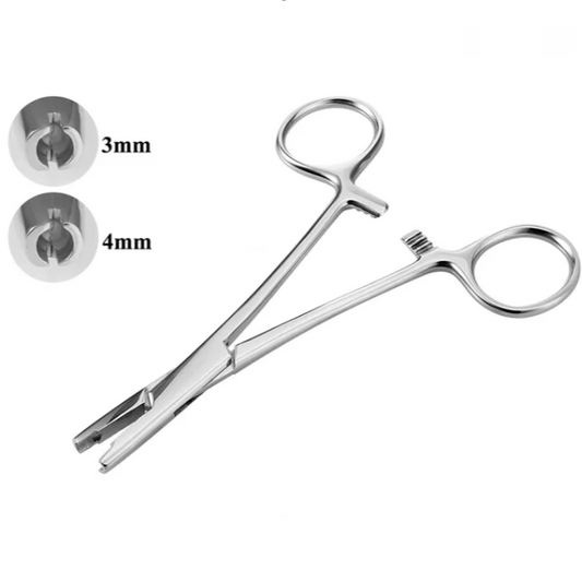 Premium Dermal Anchor Forceps 5"