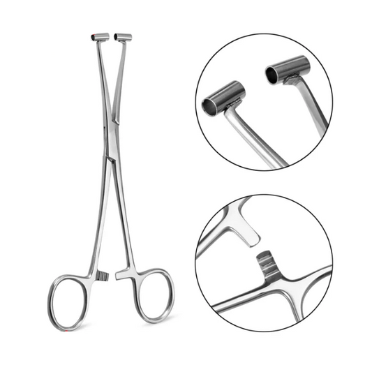 Micro Thin Tip Dermal Anchor Kelly Forceps (2mm hole) Piercing Tools –