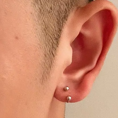 20G Steel Ball Horseshoe