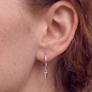 G23 Titanium Spike Cone Dangle Charm