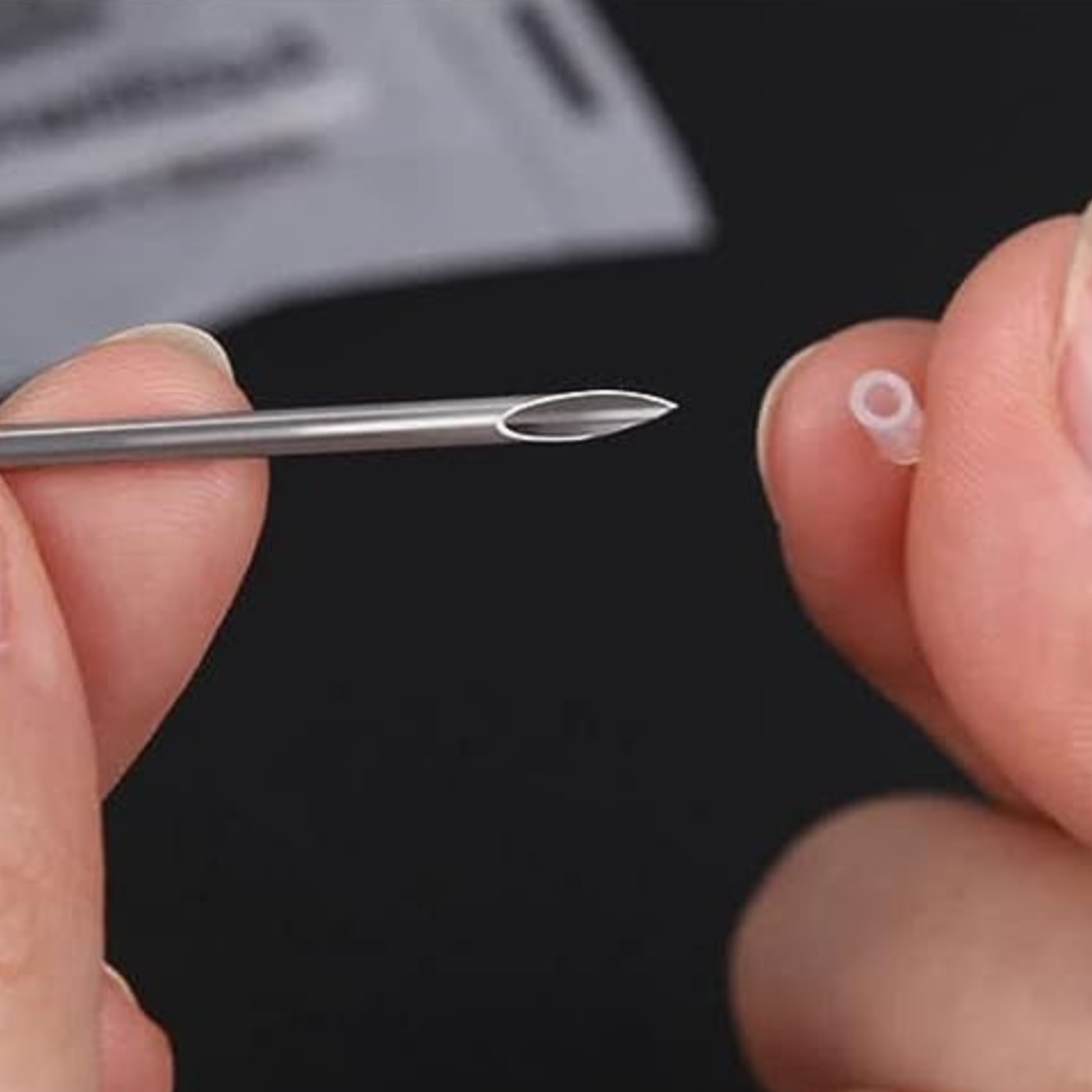 Sterilized 2" Steel Piercing Needle Pouch Packaging