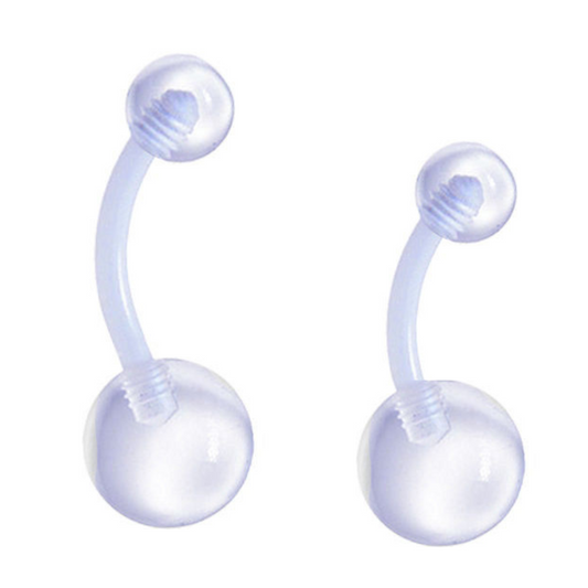 Plastic belly 2025 button rings