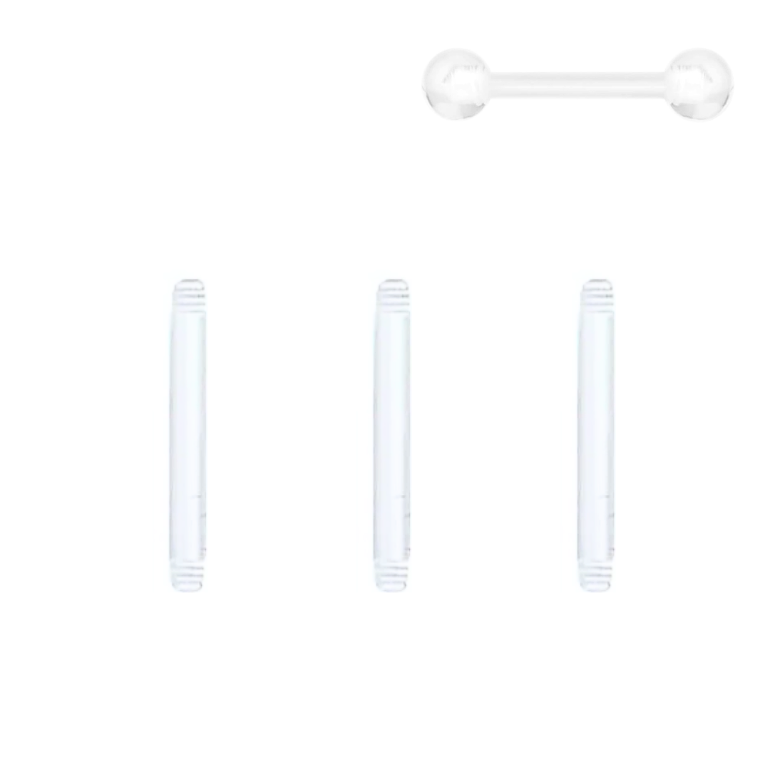 PTFE Flexible Externally Threaded Barbell Shaft Post