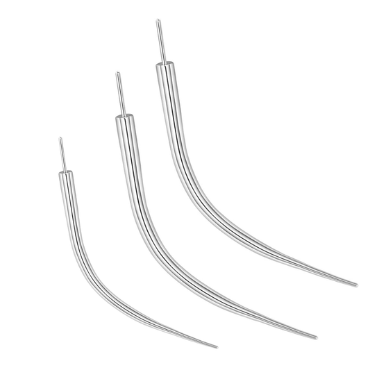 Steel Curved Threadless Pin Insertion Taper