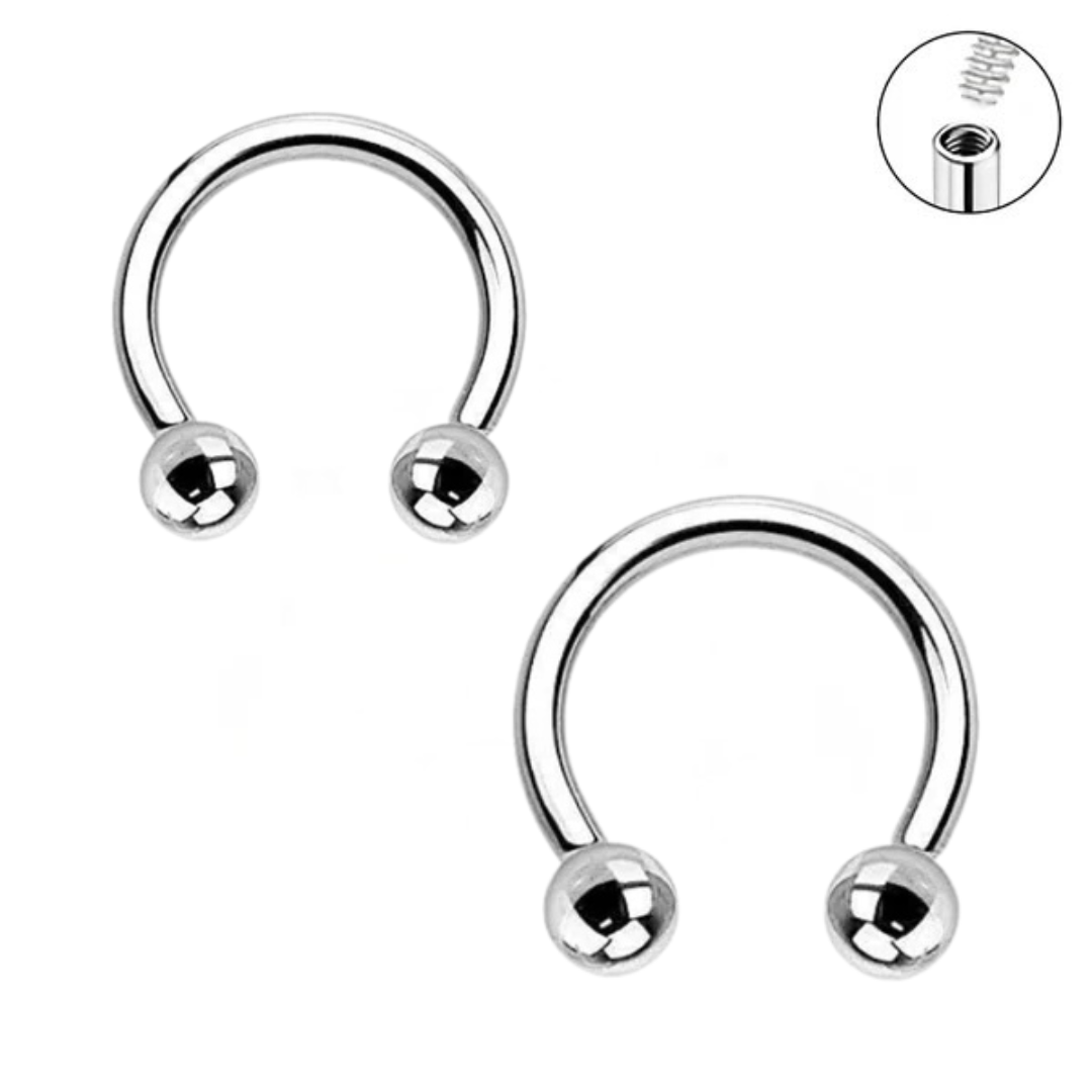 Steel Internally Threaded Ball Horseshoe Circular