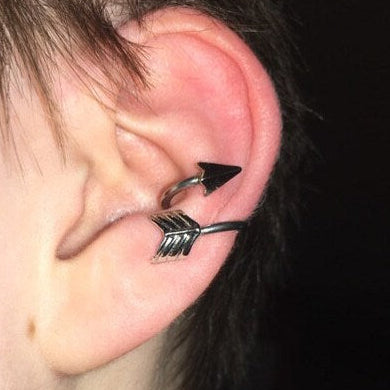 Steel Arrow Spiral Barbell