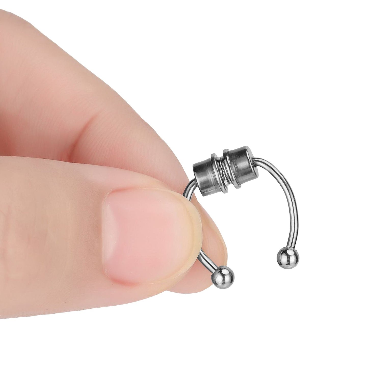 Magnetic Steel Nose Septum Ball Horseshoes