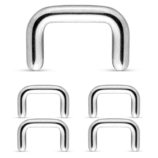 Steel U Shaped Nose Septum Retainer
