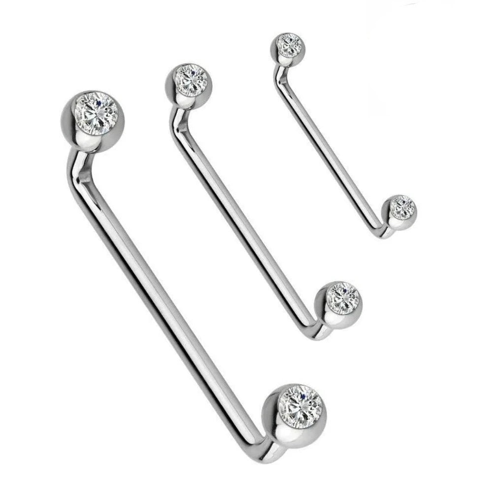 CZ Steel Ball 90 degree Staple Surface Barbell
