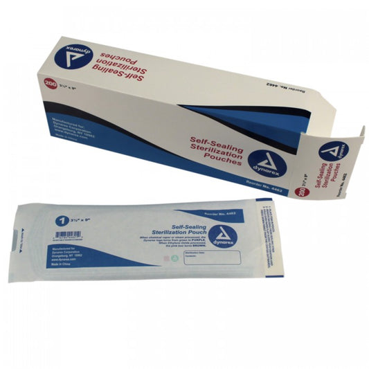 Self Seal Sterilization Pouch 3.5"x9" Large (200pc/Box)
