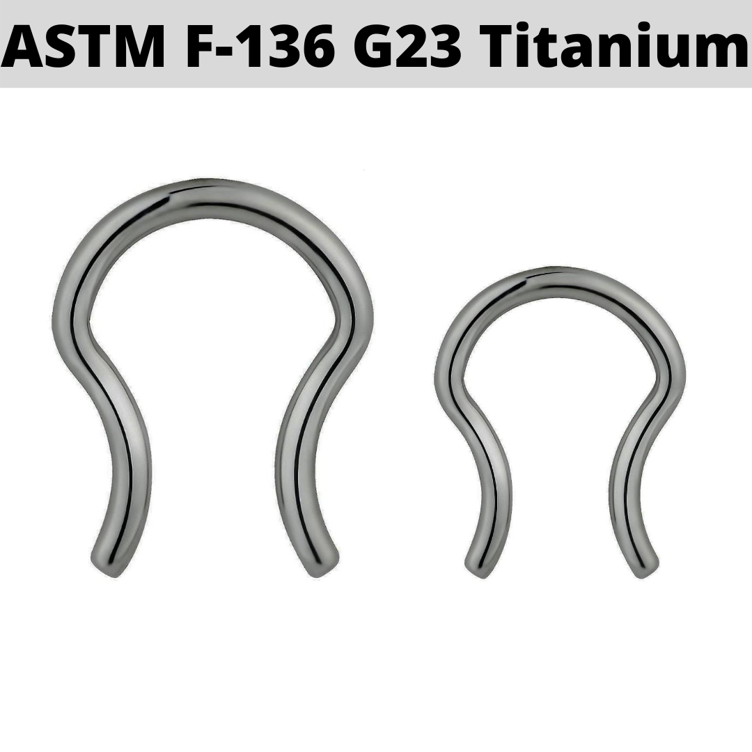 G23 Titanium Nose Septum Retainer