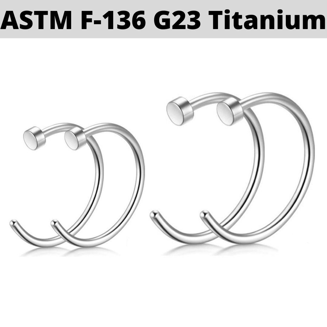 G23 Titanium Nose Hoop Ring