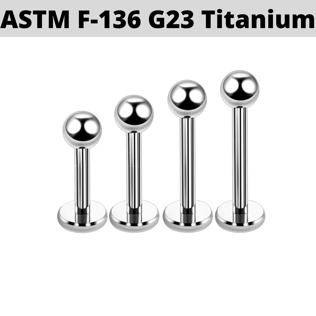 G23 Titanium Ball Labret