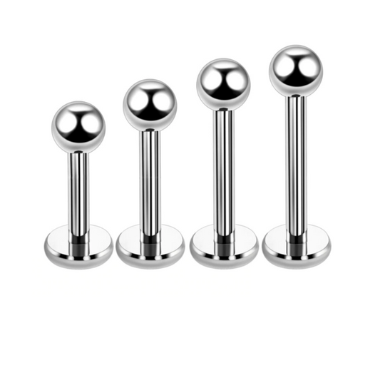 Steel Plain Ball Tragus Labret