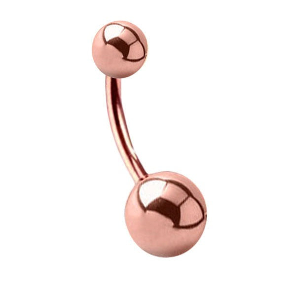 Rose Gold Titanium Belly Ring