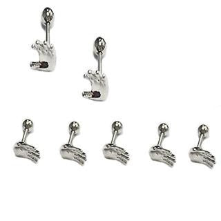 Steel Healing Hand Tragus Barbell