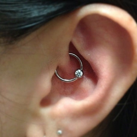 18G CZ Captive Ring