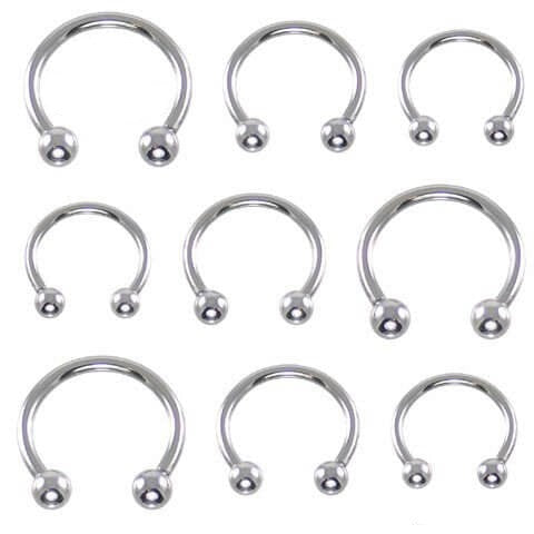 Wholesale Body Jewelry I 16G Ball Horseshoes