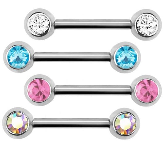 Wholesale Body Jewelry CZ Nipple Ring