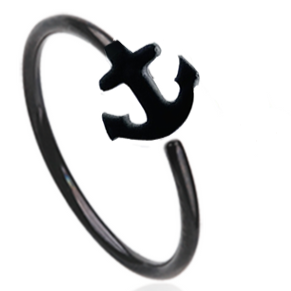 Titanium Anchor Bendable Septum Tragus Hoop