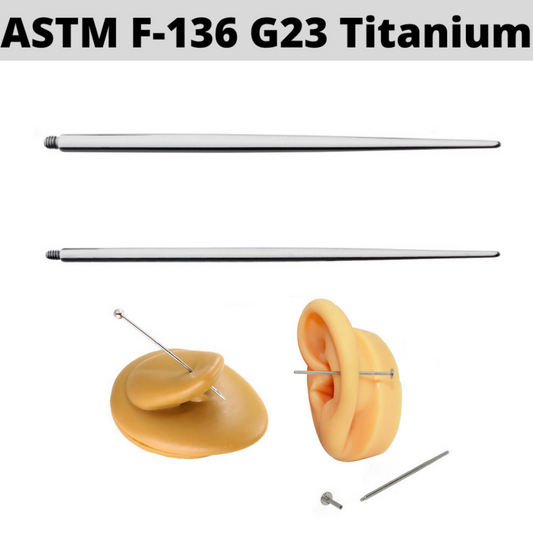 G23 Titanium 2" Threaded Insertion Taper