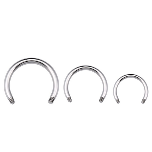 Steel Externally Threaded Horseshoe Shaft