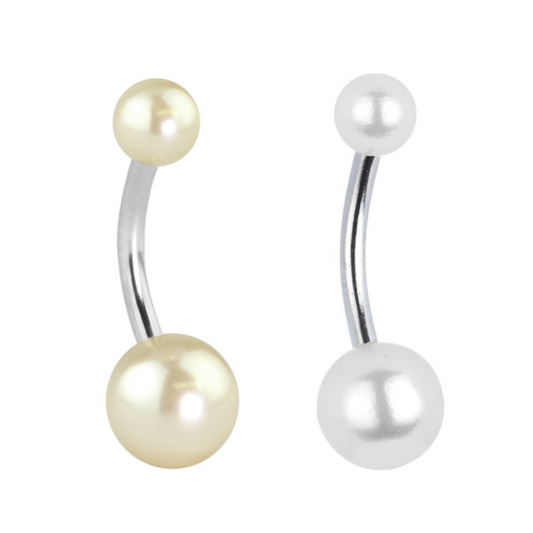 Pearl Belly Ring