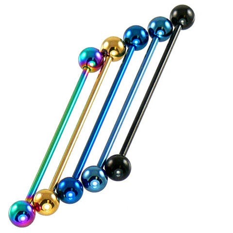 Ion Plated Ball Industrial Barbell