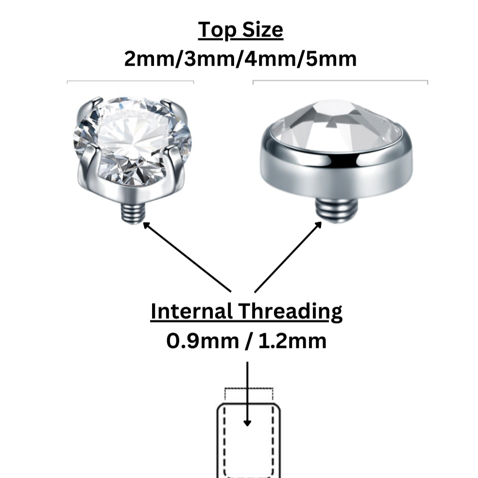 Steel Spike Internally Threaded Top