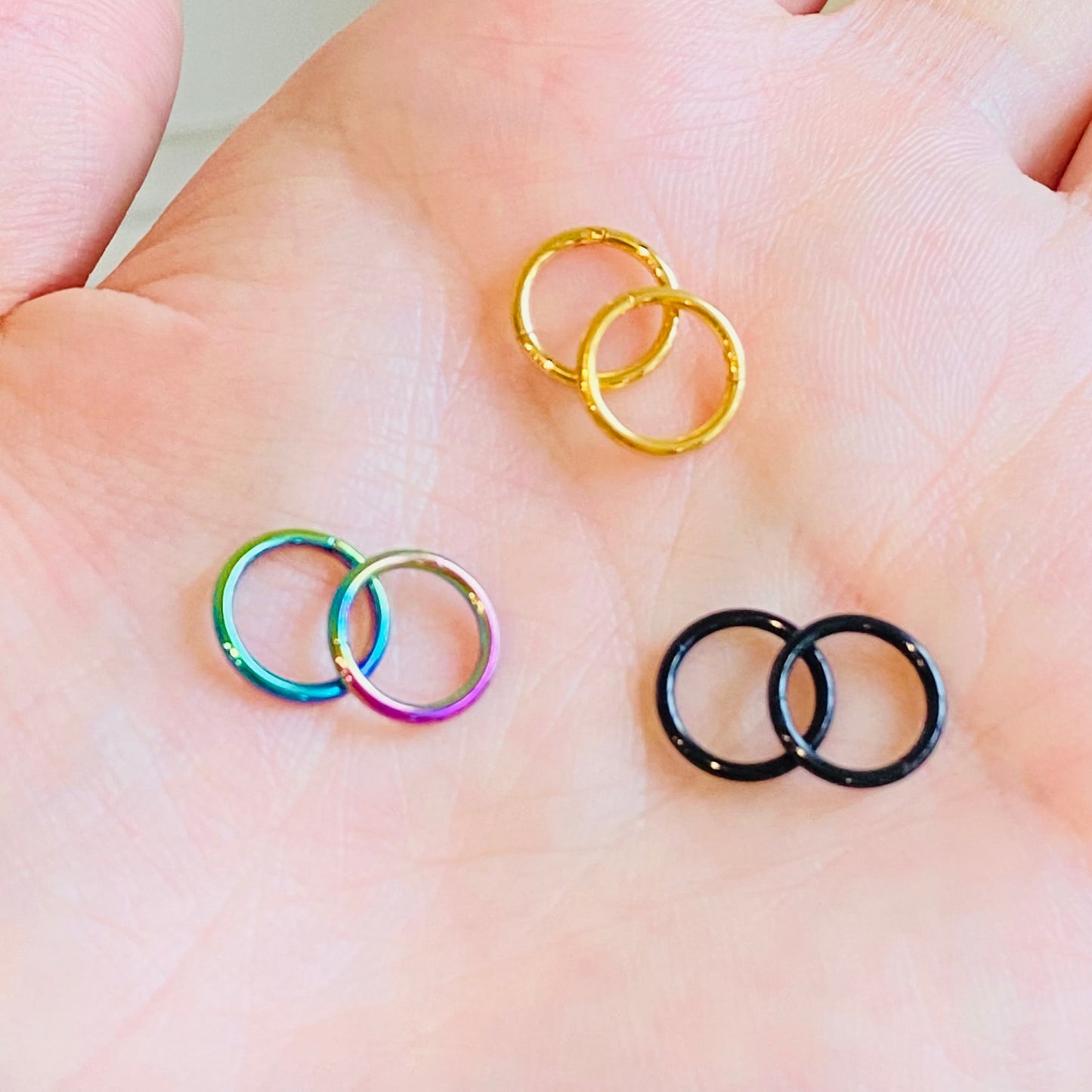 14G Ion Plated Hinged Segment Ring