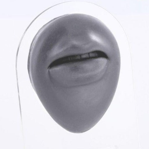 Dark Skin Silicone Body Part Display with Stand