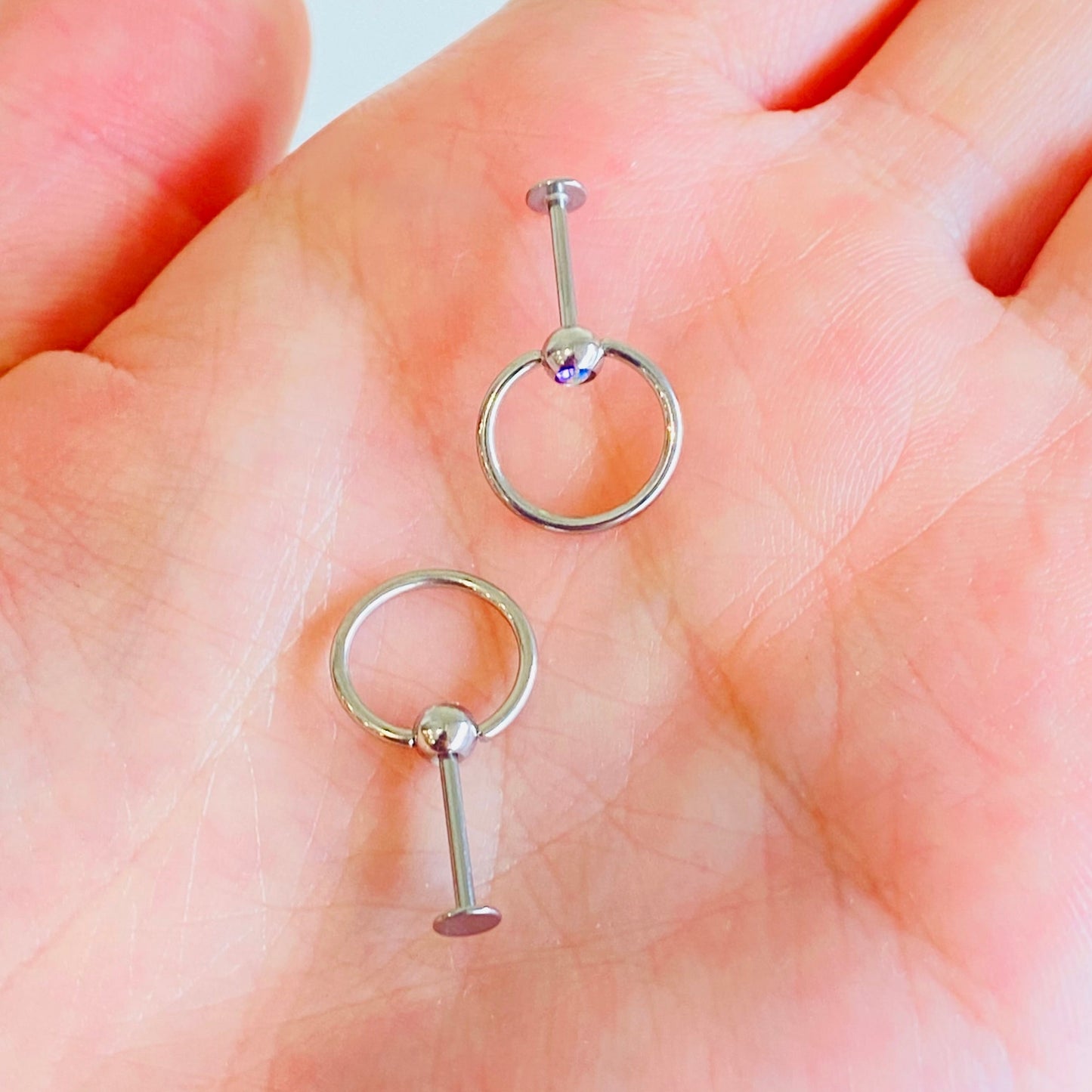 16G Slave CZ Gem Labret