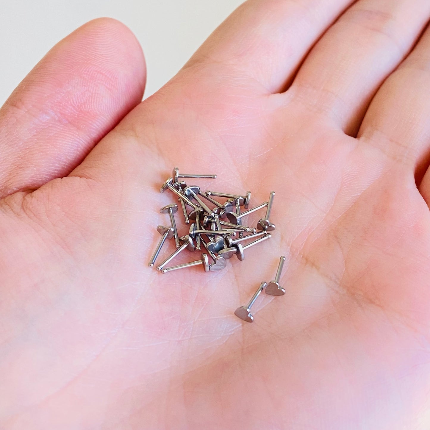 Steel Heart Star Logo Nose Stud