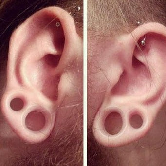 Skin Ear Skin Silicone Tunnels Up to 1"