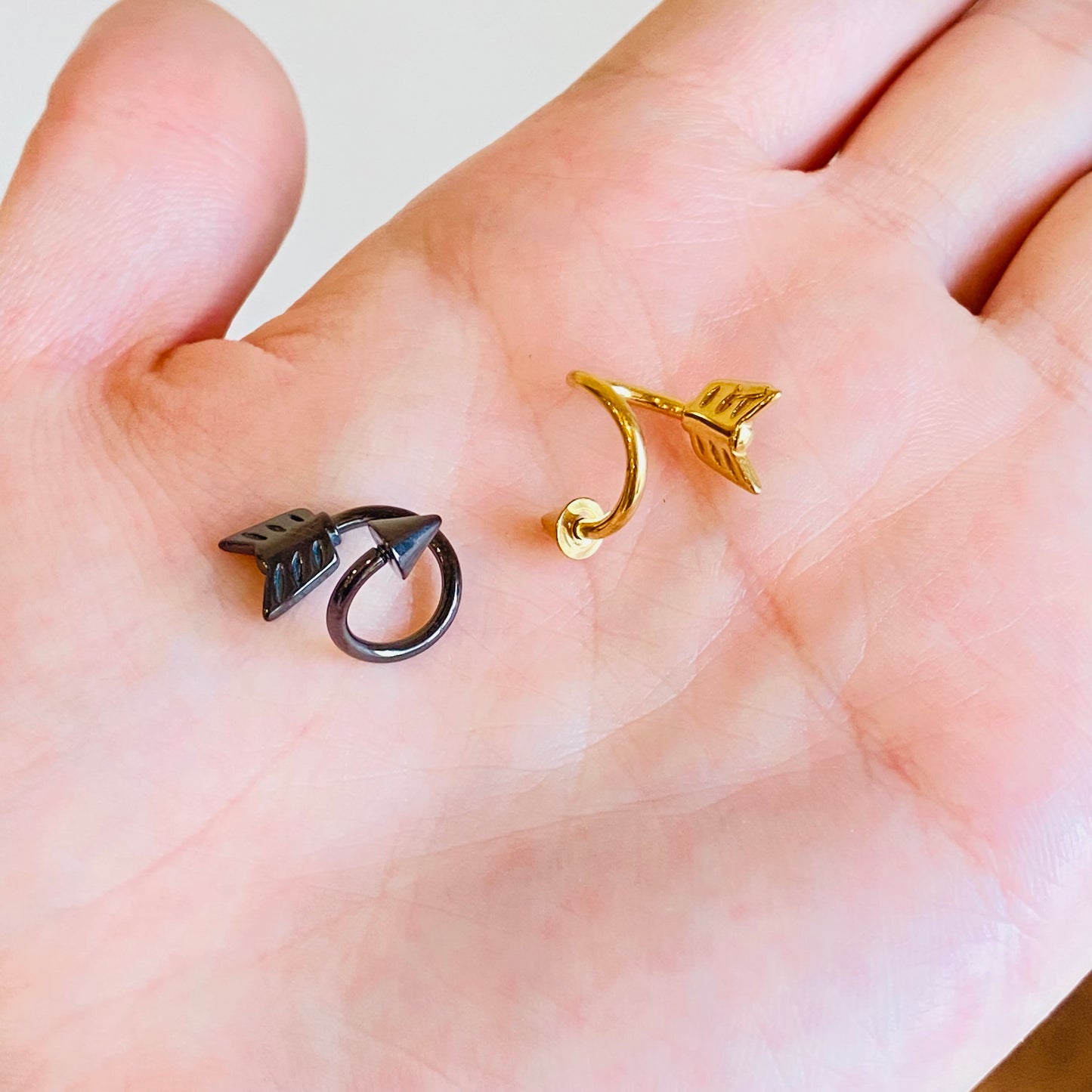 Arrow Ion Plated Spiral Barbell